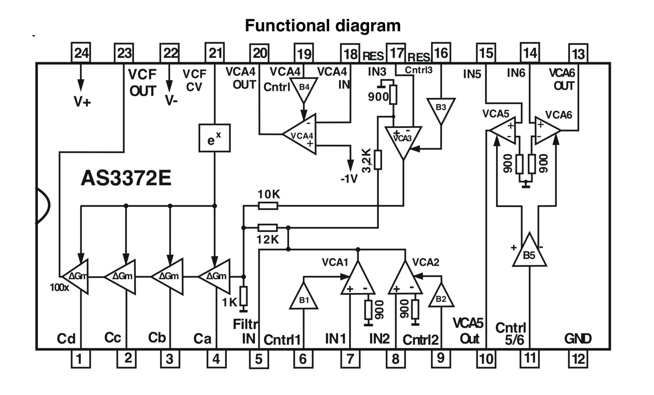 AS3372E synth voicing chip - Image 2